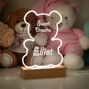 Personalised Bear Night Light