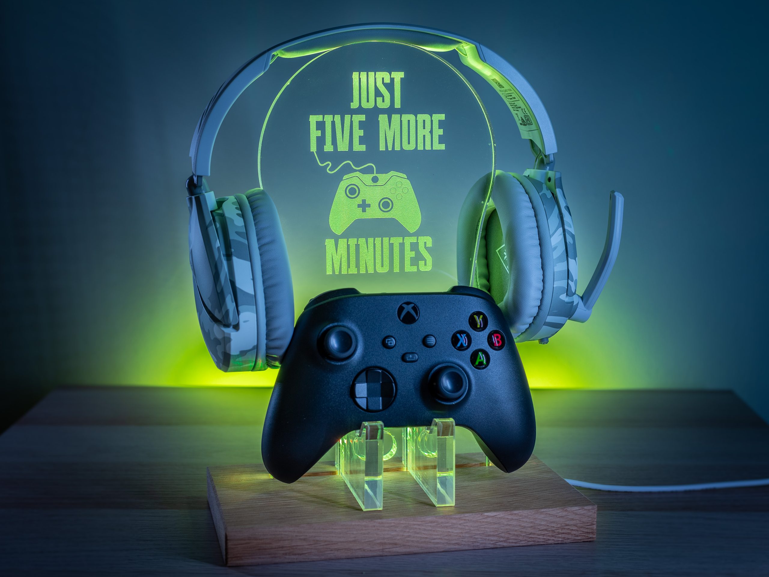 Just 5 More Minutes Headset Controller Stand