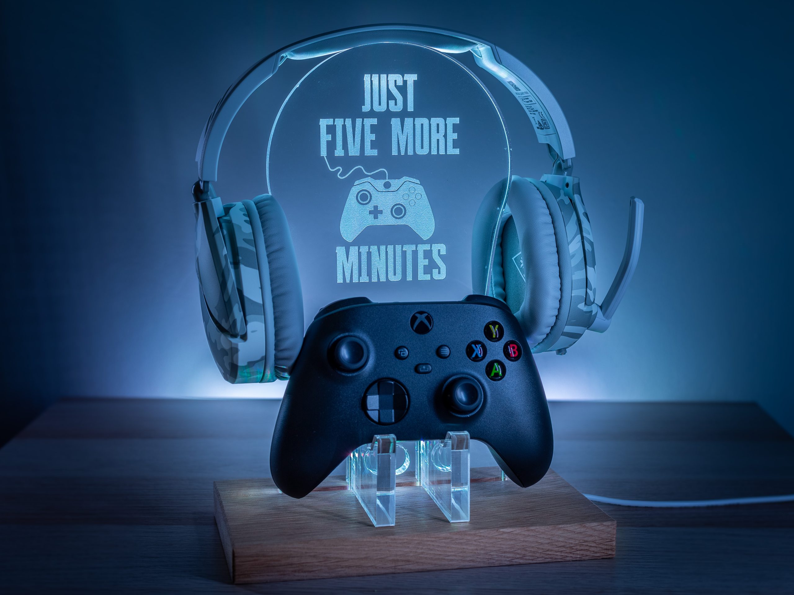 Just 5 More Minutes Headset Controller Stand