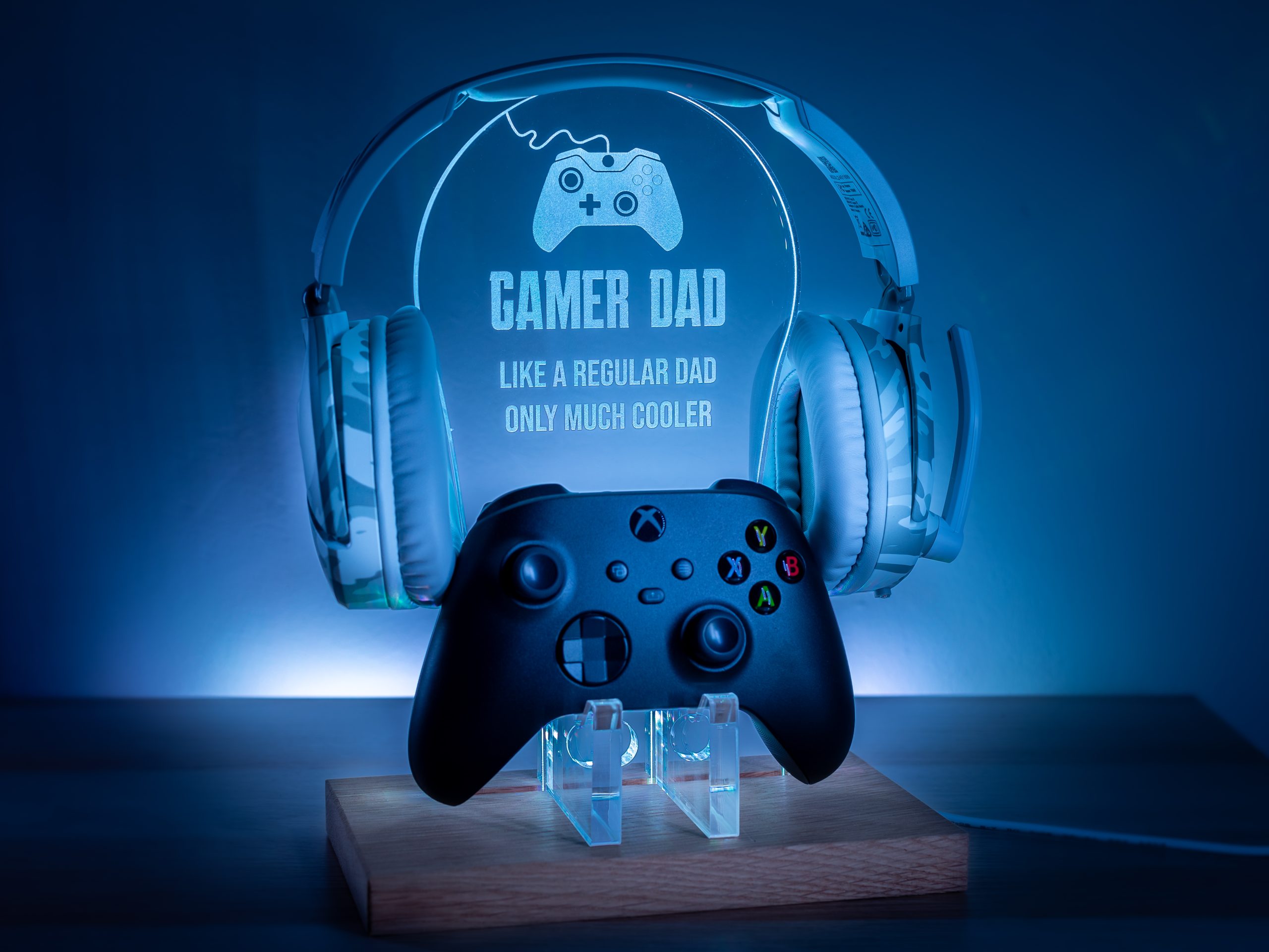 Gamer Dad Headset Controller Stand