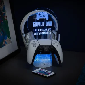 Gamer Dad Headset and Controller Holder