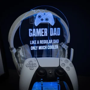 Gamer Dad Headset and Controller Holder