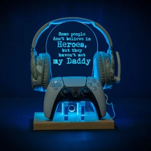 Meet My Daddy Personalised Headset Controller Stand