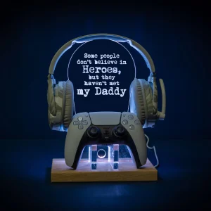 Meet My Daddy Personalised Headset Controller Stand