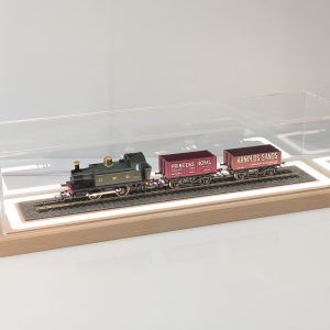 Illuminated OO Gauge / HO Gauge Model Train Display Case