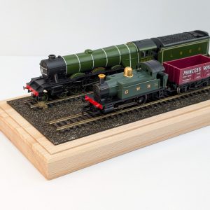 Double Track OO Gauge / HO Gauge Model Train Display Case