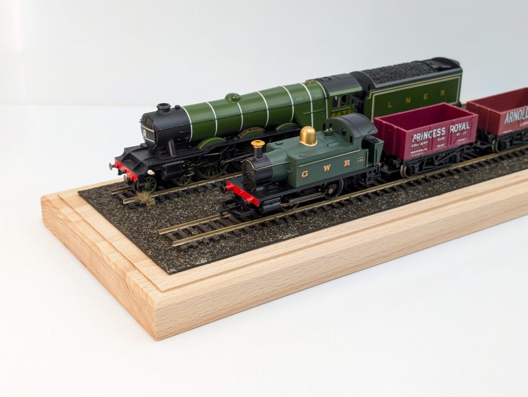 Double Track OO Gauge / HO Gauge Model Train Display Case