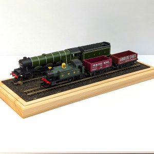 Double Track OO Gauge / HO Gauge Model Train Display Case