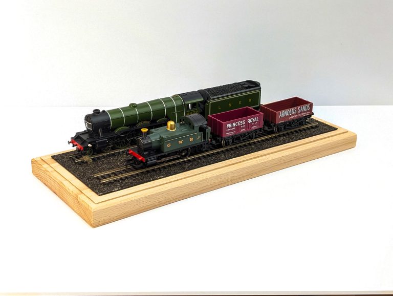 Double Track OO Gauge / HO Gauge Model Train Display Case