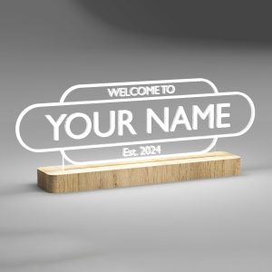 200mm Totem LED Desktop Sign